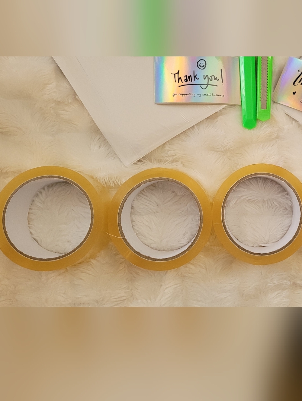 Sophie's Resellers Bundle-Tape, Cutters, Package Pouches & Thank You Cards - Picture 4 of 4